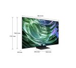 Samsung TV OLED 4K 83” QE83S90DAEXZT Smart TV Wi-Fi Graphite Black 2024, Processore NQ4 AI GEN2, Self-illuminating pixels, Laser Slim Design, Dolby Atmos