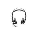 HP Poly Micro-casque Poly Voyager Focus 2 USB-C-C certifié Microsoft Teams + adaptateur USB-C/A