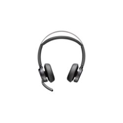 HP Poly Micro-casque Poly Voyager Focus 2 USB-C-C certifié Microsoft Teams + adaptateur USB-C/A