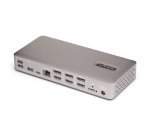 StarTech.com Station d'Accueil USB4 pour 3 Écrans, HDMI ou DisplayPort 4K 60 Hz, Charge d'Ordinateur Portable 100 W, 2,5 GbE, Station d'Accueil Multi-Écrans USB-C, Sans Pilote