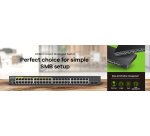 Zyxel GS1900-48-EU0102F commutateur réseau L2 Gigabit Ethernet (10/100/1000) Noir