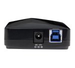 StarTech.com Concentrador USB 3.0 de 4 Puertos - 5Gbps - Ladrón con Puertos de Carga y Sincronización - Hub con 1 Puerto de 2,4A