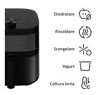 Haier I-Master Series 5 HAF5TWA 011 6,5 L Indipendente 2000 W Friggitrice ad aria calda Nero