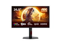 AOC G4 Q27G4ZDR Monitor PC 67,3 cm (26.5") 2560 x 1440 Pixel Quad HD QD-OLED Nero, Rosso