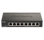 D-Link DGS-1100-08PV2 Géré L2/L3 Gigabit Ethernet (10/100/1000) Connexion Ethernet, supportant l'alimentation via ce port (PoE) Noir