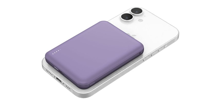 Celly COLMAGPB5000VL batteria portatile 5000 mAh Carica wireless Viola