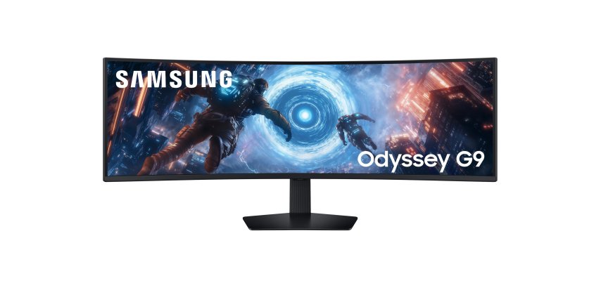 Samsung G91F écran plat de PC 124,5 cm (49") 5120 x 1440 pixels Dual QHD LCD Noir