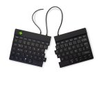 R-Go Tools Clavier ergonomique R-Go Split Break v2 avec logiciel de pause, clavier ergonomique divisé, AZERTY (FR), Filaire, noir