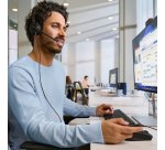 HP Poly Micro-casque filaire USB binaural Mission 425 Classic