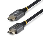 StarTech.com Câble HDMI Ultra Haut Débit Certifié de 30cm, 8K 60Hz/4K 120Hz, Câble HDMI 2.1 avec HDR10+/eARC, 48 Gbps, Câble HDMI 8K pour Moniteur/Téléviseur/Écran, Gaine TPE Flexible