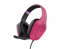 Trust GXT 415P Zirox Casque Avec fil Arceau Gaming Rose