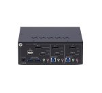 StarTech.com Commutateur KVM 2 Ports DisplayPort et HDMI, 4K 60Hz, 1 Moniteur HDMI et 1 Moniteur DP, Switch KVM 2 Ports, Hub USB 5Gbps 2 Ports, 2 Ports USB HID, Conforme TAA