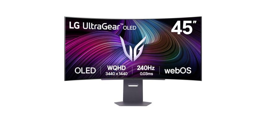 LG 45GX90SA-B écran plat de PC 114,3 cm (45") 3440 x 1440 pixels Wide Quad HD OLED Noir