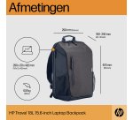 HP Travel 15,6 Laptop Backpack, 18 liter, Iron Grey