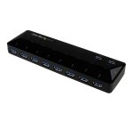 StarTech.com Concentrateur USB 3.0 (5Gbps) 10 ports avec Ports de Charge et de Synchronisation - 8 x USB-A, 2 x USB-A ports de Charge Rapide - Concentrateur USB Multiport Alimenté