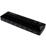 StarTech.com 10 Port USB 3.0 Hub mit Lade- und Sync Port - 2 x 1,5A Ports