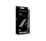 Conceptronic DONN23G replicatore di porte e docking station per laptop Cablato USB 3.2 Gen 1 (3.1 Gen 1) Type-C Grigio
