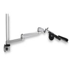StarTech.com Poste de Travail Ergonomique pour Montage Mural - Bras Articulé Ergonomique pour Écran - Réglable en Hauteur & Plateau pour Clavier Rembourré - Écran 34" VESA