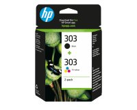 HP 303 2-pack Black/Tri-color Original Ink Cartridges
