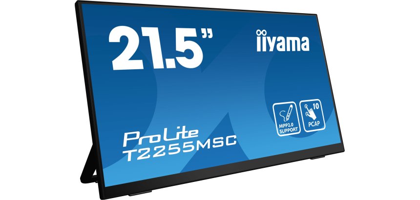 iiyama ProLite T2255MSC-B1 écran plat de PC 54,6 cm (21.5") 1920 x 1080 pixels Full HD LCD Écran tactile Noir