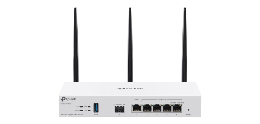 TP-Link FESTA FR365 routeur sans fil Gigabit Ethernet Dual-band (2.4GHz + 5GHz or 2.4GHz + 6GHz) Blanc