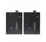 StarTech.com KVM Extender DisplayPort su fibra ottica, 4K 60Hz, kit di estensione, fino a 300m (multimodale) con moduli SFP+ preinstallati, 3x USB HID