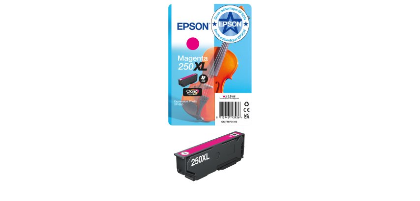 Epson Cartouche d’encre magenta Claria Photo HD 250XL Violon