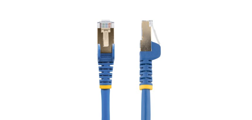 StarTech.com 5m CAT6a Ethernetkabel - 10Gb STP (F/FTP) Shielded Snagless 100W PoE LAN Internetkabel - 10Gbe Netwerk Patchkabel met Trekontlasting - Blauw - Individueel getest - TIA/UL