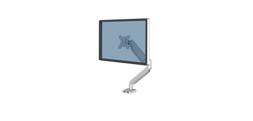 Fellowes Platinum Series 8056401 soporte para monitor 101,6 cm (40") Escritorio Plata
