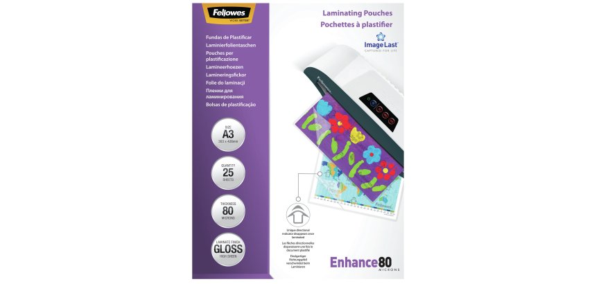 Fellowes 5396403 pellicola per plastificatrice 25 pz