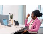 HP Poly Teléfono IP Poly Edge E220 y habilitado para alimentación a través de Ethernet (PoE)