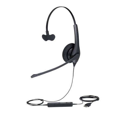 Jabra Biz 1500 Auriculares Alámbrico Diadema Oficina/Centro de llamadas Bluetooth Negro