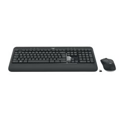 Logitech 920-008675 teclado Ratón incluido Universal RF inalámbrico QWERTZ Alemán Negro