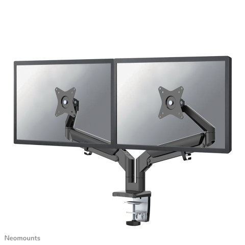 Neomounts DS70-810BL2 Brazo de monitor 17-32" - resorte de gas - ahorro de espacio - Tope-a-180°
