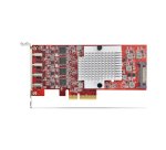 StarTech.com 4-Port USB Type-C PCIe Card, USB 3.2 10Gbps, USB-C PCI Express Expansion Card, 4x Independent USB Controllers, Windows/Linux/macOS, TAA-Compliant