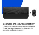 HP Multi-Device Dual-Mode Mouse and Keyboard Combo with Palm Rest 580C