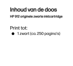 HP 912 originele zwarte inktcartridge