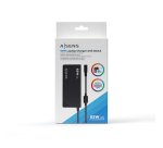 AISENS Cargador 65 W Automatico Universal Multitension Para Portatil Con 9 Conectores + USB-A QC.3.0