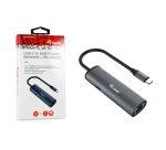 Equip USB-C to RJ45 Gigabit Network + PD Adapter
