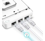 TP-Link Omada EAP615-WALL point d'accès réseaux locaux sans fil 1774 Mbit/s Blanc Connexion Ethernet, supportant l'alimentation via ce port (PoE)
