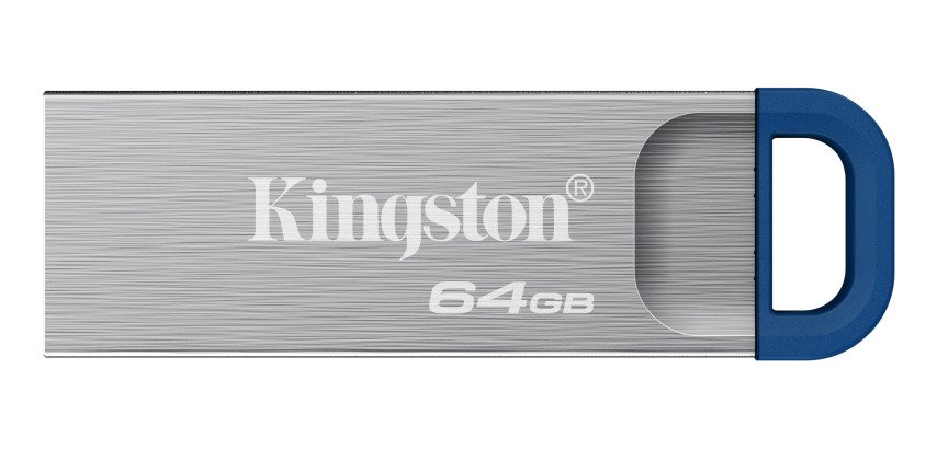 Kingston Technology DataTraveler 64GB ® Kyson, USB 3.2 Gen 1 metálico, 220 MB/s