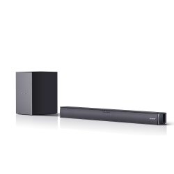 Sharp HT-SB182 2.1 Soundbar, 160W Slim Bluetooth Soundbar with Wireless Subwoofer
