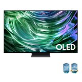 Samsung TV OLED 4K 77” QE77S90DAEXZT Smart TV Wi-Fi Graphite Black 2024, Processore NQ4 AI GEN2, Self-illuminating pixels, Laser Slim Design, Dolby Atmos