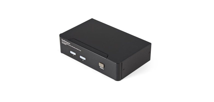 StarTech.com Commutateur KVM HDMI USB 2 ports avec audio et concentrateur USB 2.0