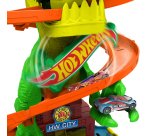 Hot Wheels City T-Rex Battaglia Infuocata, Macchinina Die-Cast