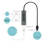 i-tec Metal USB 3.0 HUB 4 Port