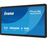 iiyama ProLite S2225AS-B1P Écran plat de signalisation numérique 54,6 cm (21.5") LCD Wifi 500 cd/m² Full HD Noir Intégré dans le processeur Android 24/7