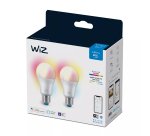 WiZ Lampadina 8 W (Eq. 60 W) A60 E27 x2