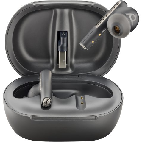 Poly Étui de chargement écran tactile noir Voyager Free 60+ UC pour BT700 adaptateur USB-C