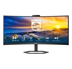 Monitor de videoconferencia Philips 5000 series 34E1C5600HE/00 LED display 86,4 cm (34") 3440 x 1440 Pixeles 4K Ultra HD Negro